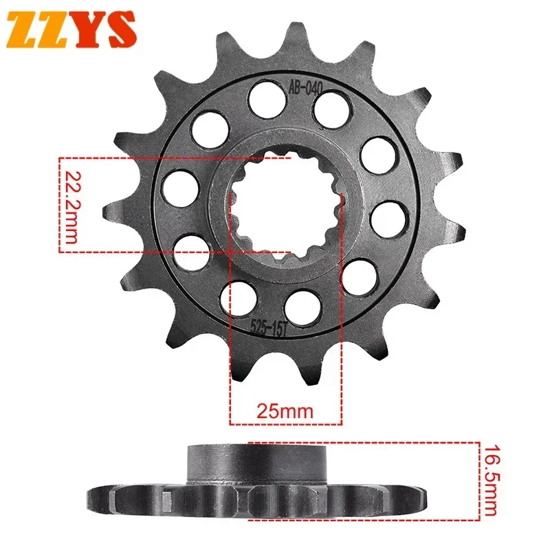 525 15 T 15 Denti Pignone Anteriore Ingranaggio Ruota Fissa Cam Per Ducati Road 1000 Sportclassic Gt Touring 1000 Ss / Ss Ds 1000Ss 1198