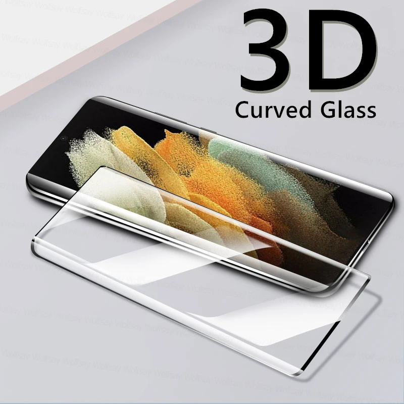 3D Curvo Per Samsung Galaxy S23 Ultra Glass Samsung Galaxy S21 S22 S23 Ultra Screen Protector Vetro Temperato Samsung S23 Ultra