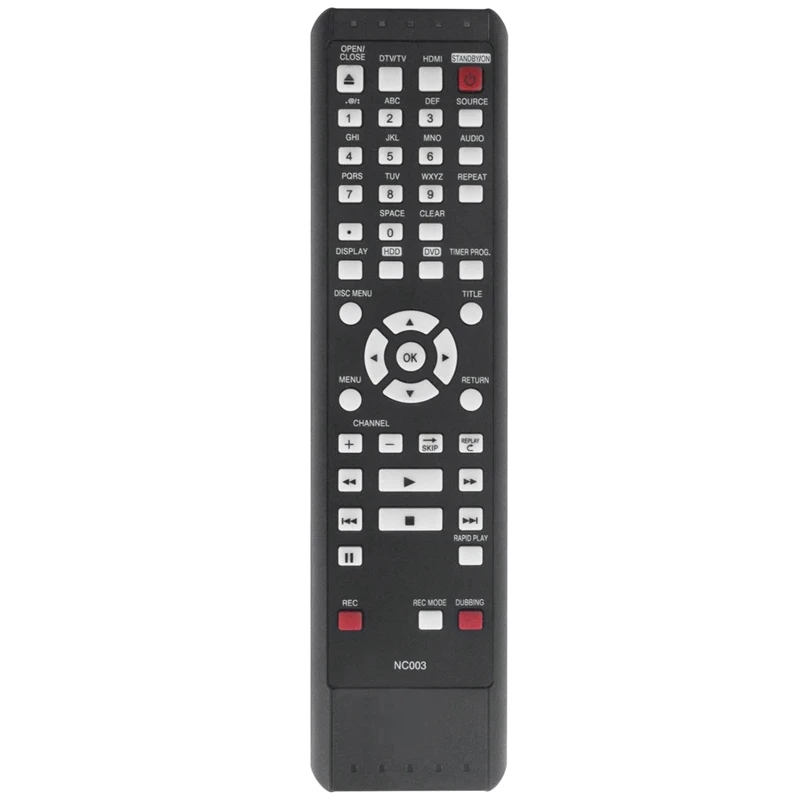 Ncp3Ud Nc003 Ricambi Telecomando Per Magnavox Hdd Dvd Recorder Mdr535H/F7 Mdr557H Mdr515H Mdr515H/F7 Mdr557H/F7