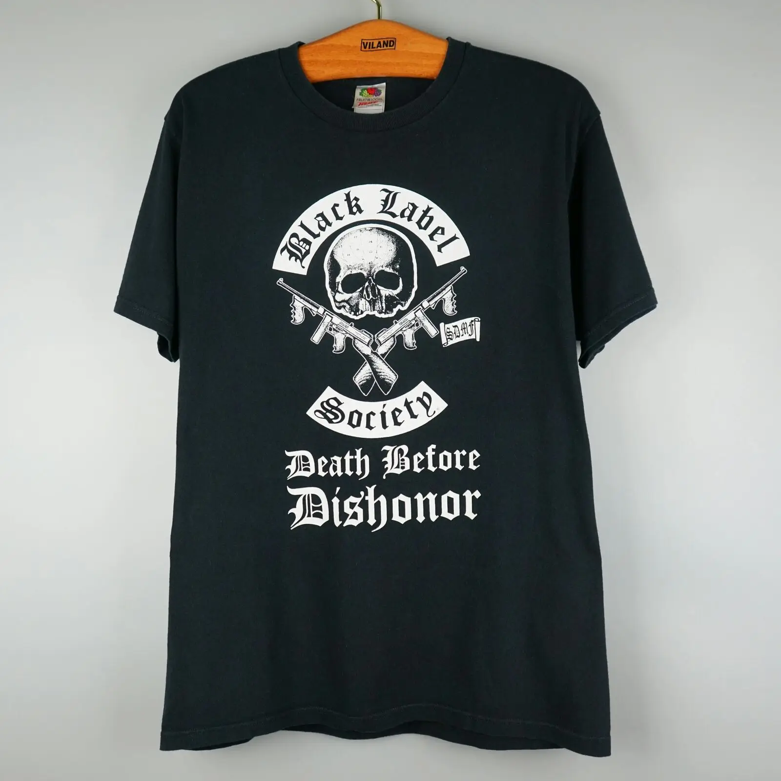 T-Shirt Vintage 2000S Black Label Society Zakk Wylde Maniche Lunghe
