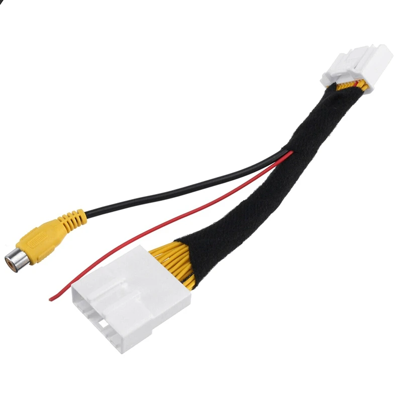 5X Car 24Pin Video Input Switch Reverse Parking Camera Rca Cavo Adattatore Per Renault Stepway Vivaro Dacia Sandero Clio 4