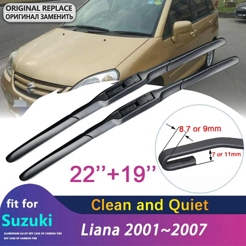 Per Suzuki Liana 2001 ~ 2007 Berlina Berlina Auto Tergicristalli Tergicristalli Anteriori Accessori Auto 2002 2003 2004 2005