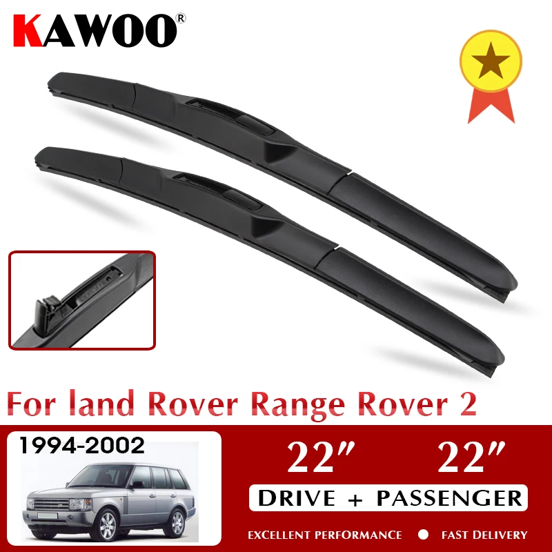 Spazzole Tergicristallo Auto Per Land Rover Range Rover 2 1994-2002 Parabrezza Parabrezza Accessori Per Vetri Anteriori 22 "22"