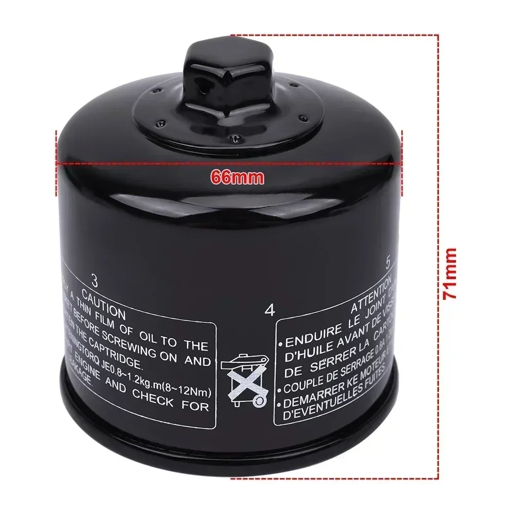 Filtro Olio Moto 15410 Mcj000 Per Honda Cbr900 Rr-2,3 Fire Blade 2002 2003 Cbr929 Rr (Usa) Usa 2000 2001 Cbr954 Rr (Usa) Usa