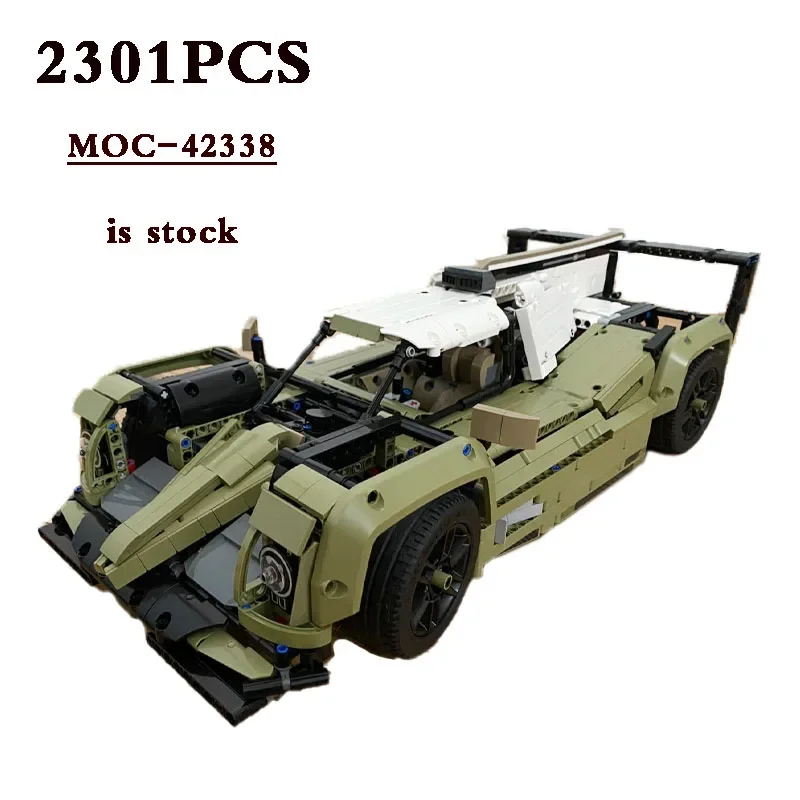 Moc-42110-Lmp Racing Compatibile Con Moc-42338 Formula Racer 2304 Pezzi Assemblato Building Block Giocattolo Modello Regalo Per Bambini Fai Da Te