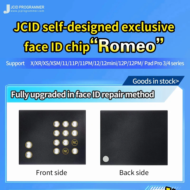Jc Romeo Chip Integrato Face Id Repair Universal Dot Projector Chip Per Telefono X-12 Pro Max Pad Pro 3/4 Series Facile Installazione
