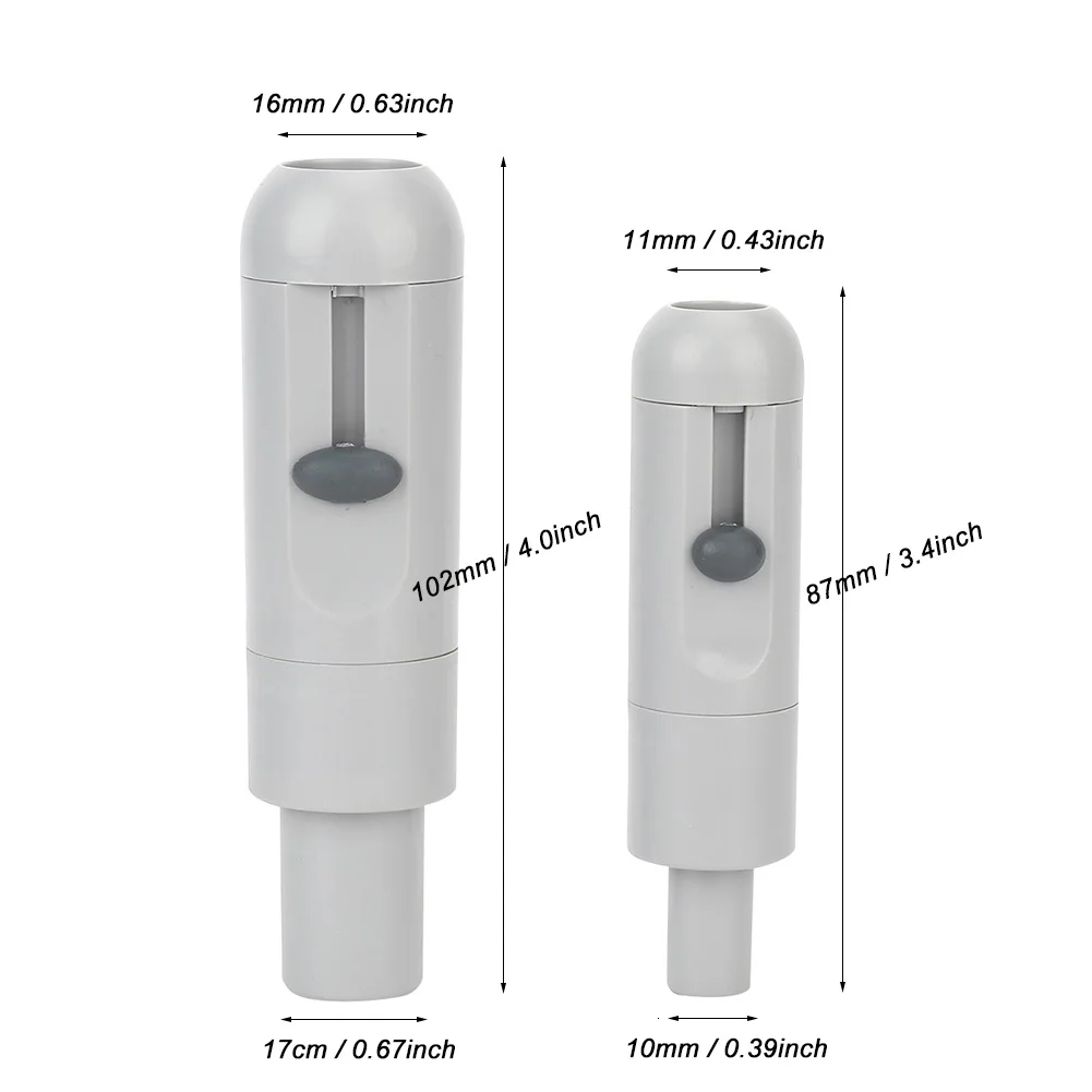 4Pcs Universal Dental Suction Handle Tube Convertor Hve Se Strong Weak Vacuum Disinfected Valve Saliva Ejector Dental Chair Tool