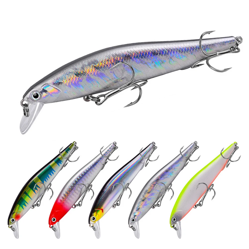 Minnow Fishing Lure Weights 5G-14.5G Trolling Hard Bait Bass Fishing Bait Tackle Trout Jigging Lure Jigs Esche Per Acqua Salata