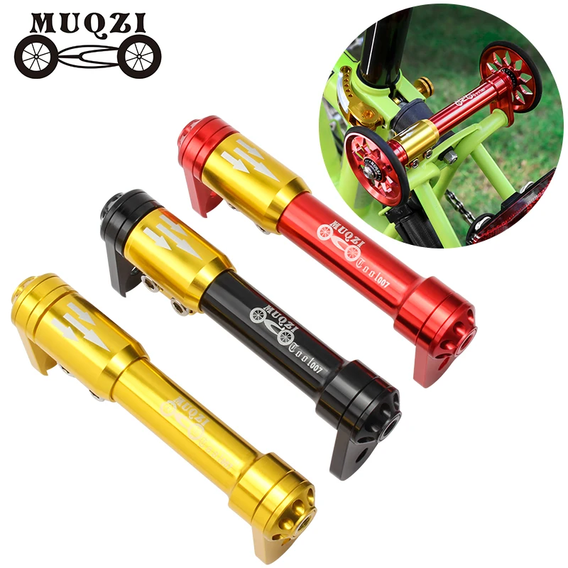 Muqzi Easy Wheels Extension Rod Bici Pieghevole Easy Wheel Extension Bar Barra Telescopica Per Brompton