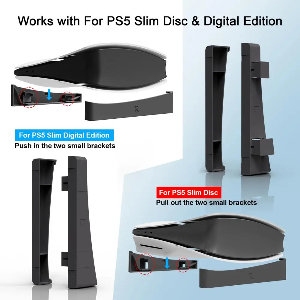 Supporto Per Console Di Gioco Morsetto Per Console Di Gioco Supporto Per Console Supporto Per Supporto Per Console Ultrasottile Ps5 Supporto Per Rack 