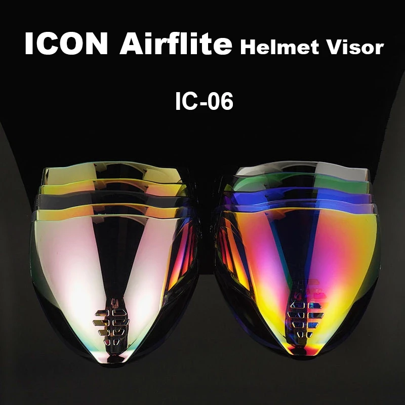 Moto Icon Airflite Visor Shield Fliteshield Mirror Airflite Face Shield Visiera Di Ricambio Per I Caschi Airflite.
