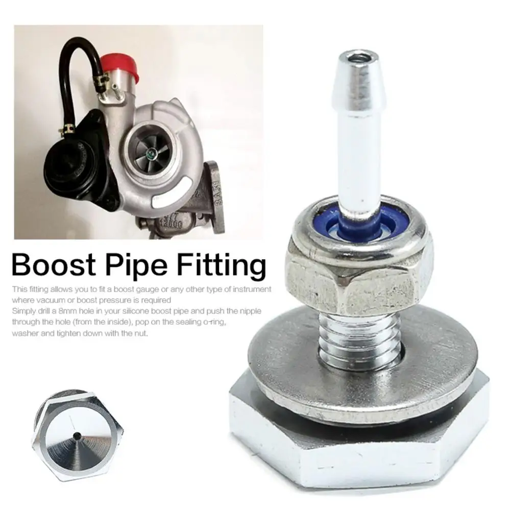 Turbocompressore Compressore Tubo In Silicone Boost Tubo Capezzolo Adattatore Turbo Vacuum Vac Gauge Raccordo Adattatore Parti Di Ricambio Per Auto
