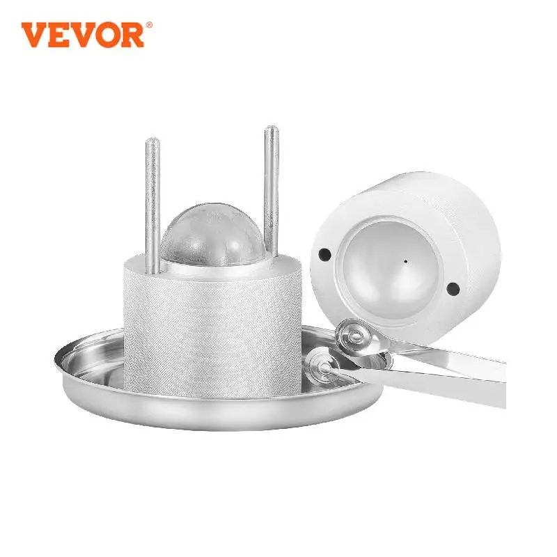 Vevor 6Cm Crystal Clear Ice Ball Press Maker Stampo Per Vassoio Per Whisky Sferico Stampo Per Cubetti Di Ghiaccio Senza Bolle Per Bar Restaurant