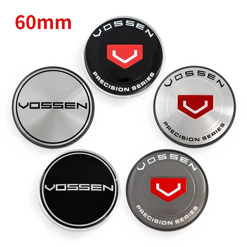 4 Pz/Lotto 60Mm Car Wheel Center Hub Caps Car Emblem Badge Logo Wheel Center Cap Label Accessori Per Lo Styling Dell'Auto