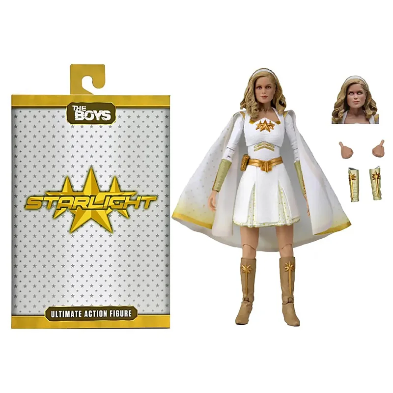 Neca The Boys Homelander Starlight Pvc Action Figure Joint Mobile Ultimate Super Hero Modello Da Collezione Giocattolo 18Cm Regali Di Compleanno