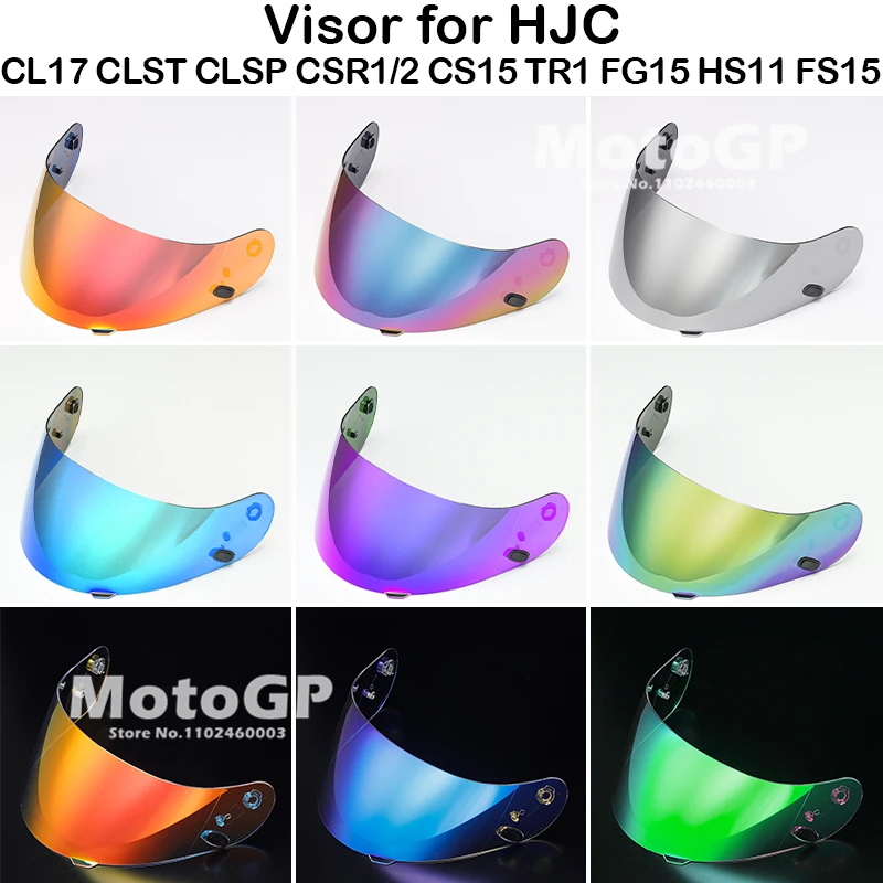 Scudo Casco Moto Per Hjc Cl16 Cl17 Clst Clsp Csr1 Csr2 Cs15 Tr1 Fg15 Hs11 Fs15 Casco Moto Visiera Lente Parabrezza