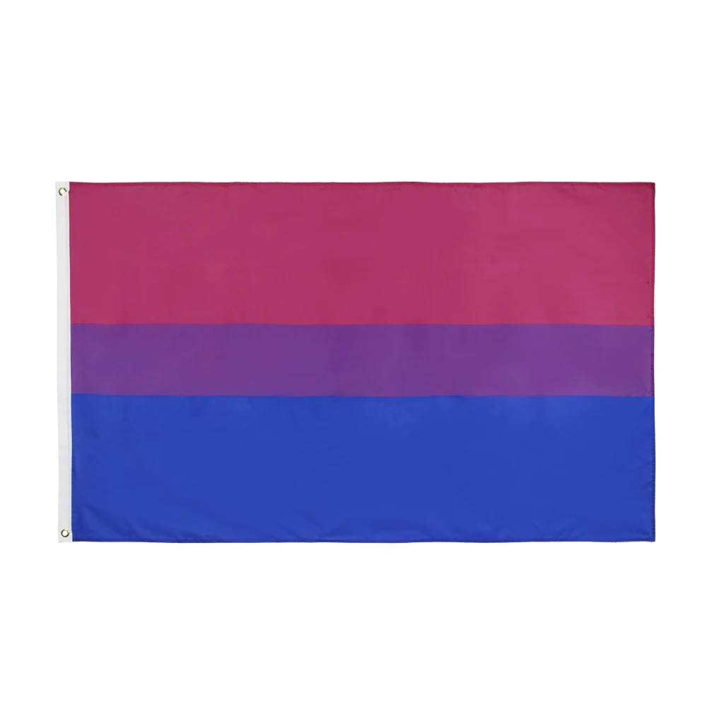 Appeso 90*150Cm Lgbt Bi Pride Bandiera Bisessuale Per La Decorazione
