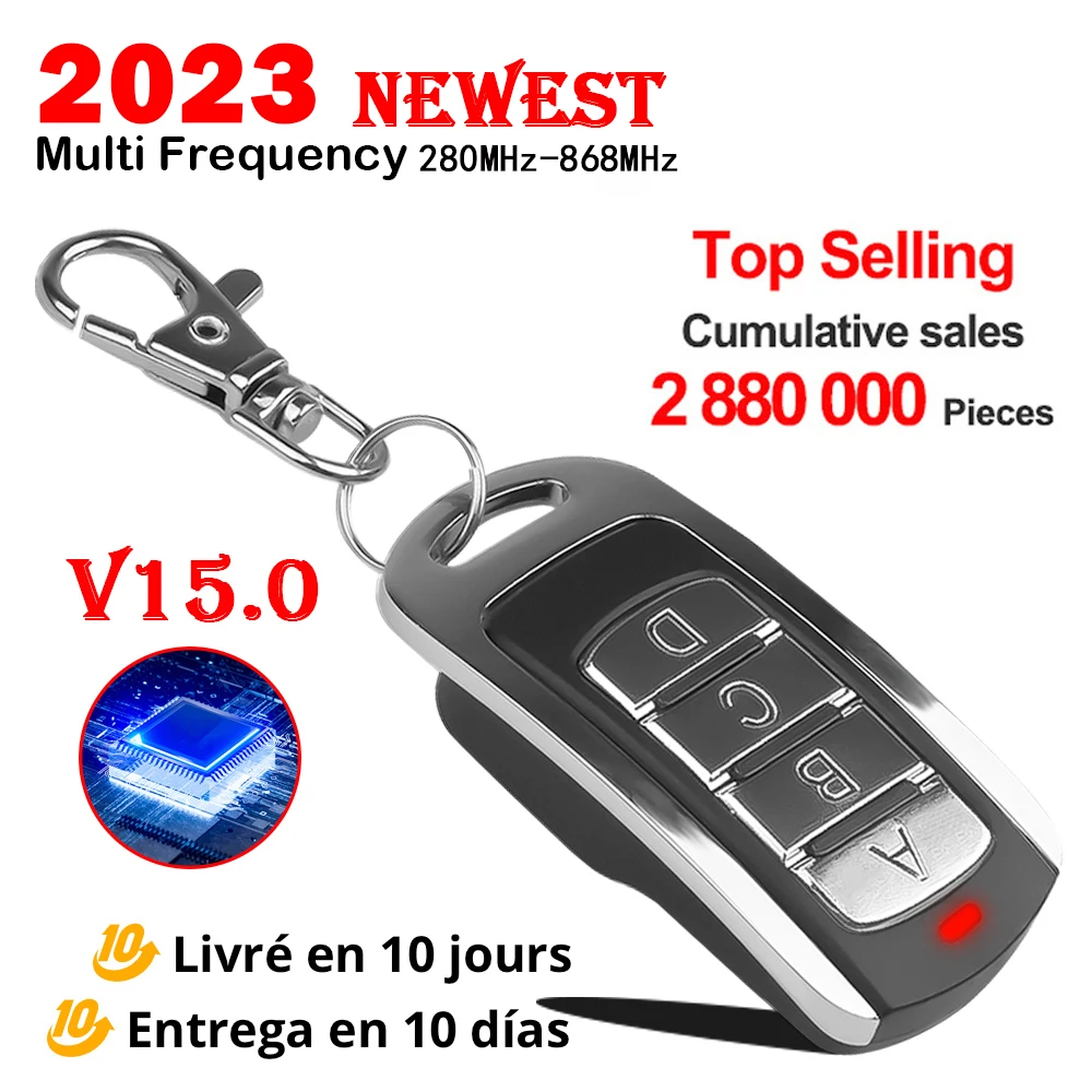 Telecomando Cancello Universale Duplicatore Telecomando Porta Garage 287Mhz A 868Mhz Telecomando Multi-Frequenza Faac Bft Came Sommer Hormann Beninca 