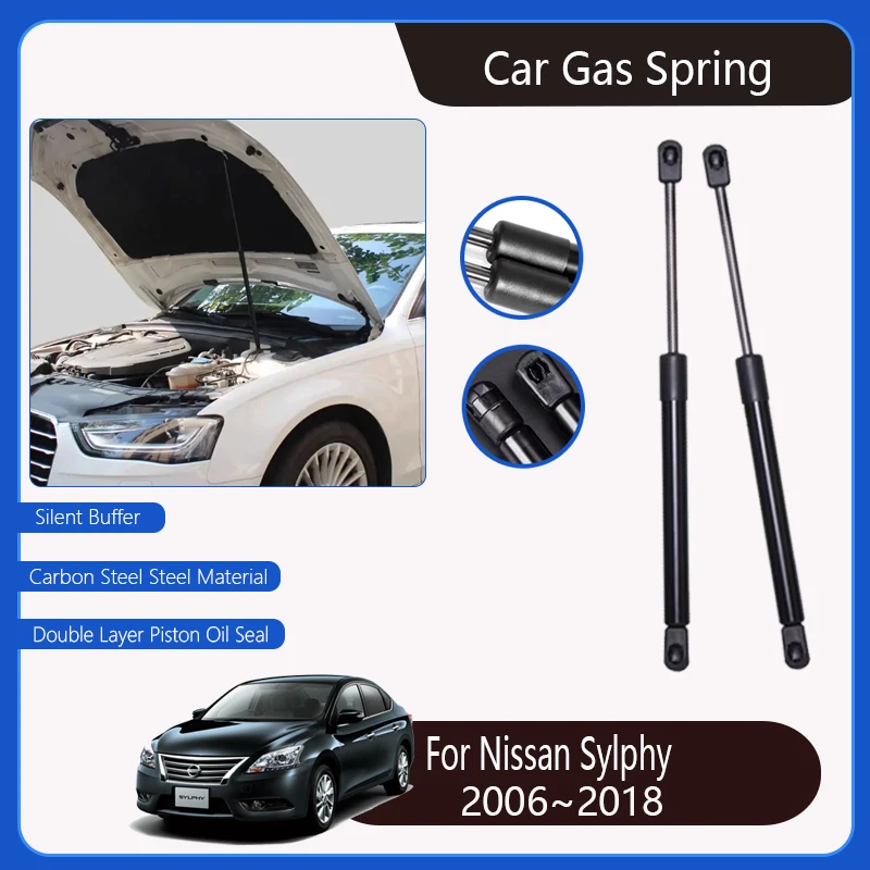 Aste Idrauliche A Gas Anteriori Per Auto Per Nissan Sylphy G11 2006 ~ 2018 Ammortizzatori Per Ammortizzatori A Gas Per Auto Ammortizzatori Per Montant