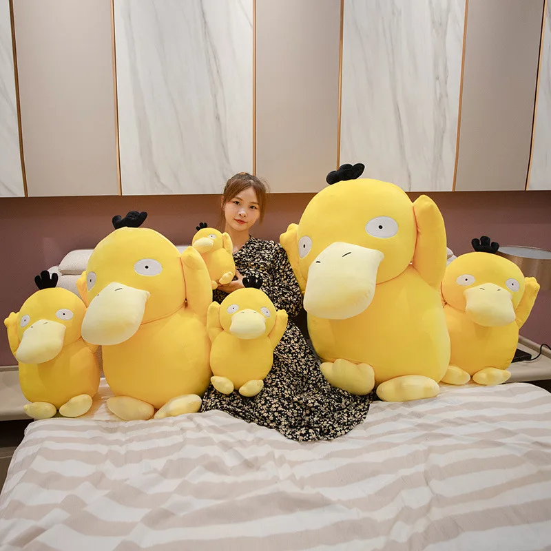 Cute Duck Doll Pokemon Elf Doll Little Yellow Duck Pillow Duck Bambini Che Dormono Bambola Lenitiva Peluche Regali Per Bambini Ragdoll