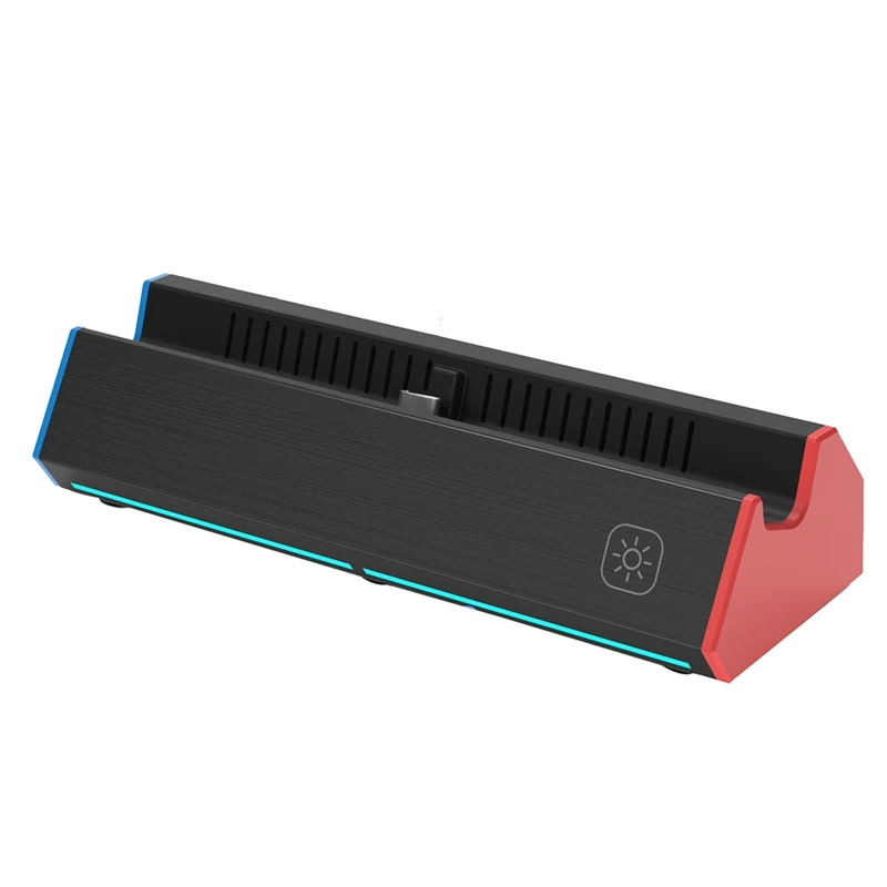 Base Dock Station Di Ricarica Portatile Con Adattatore Compatibile 4K/Porta Usb 2.0/Tipo C Per Nintendo Switch Oled Dock Durevole