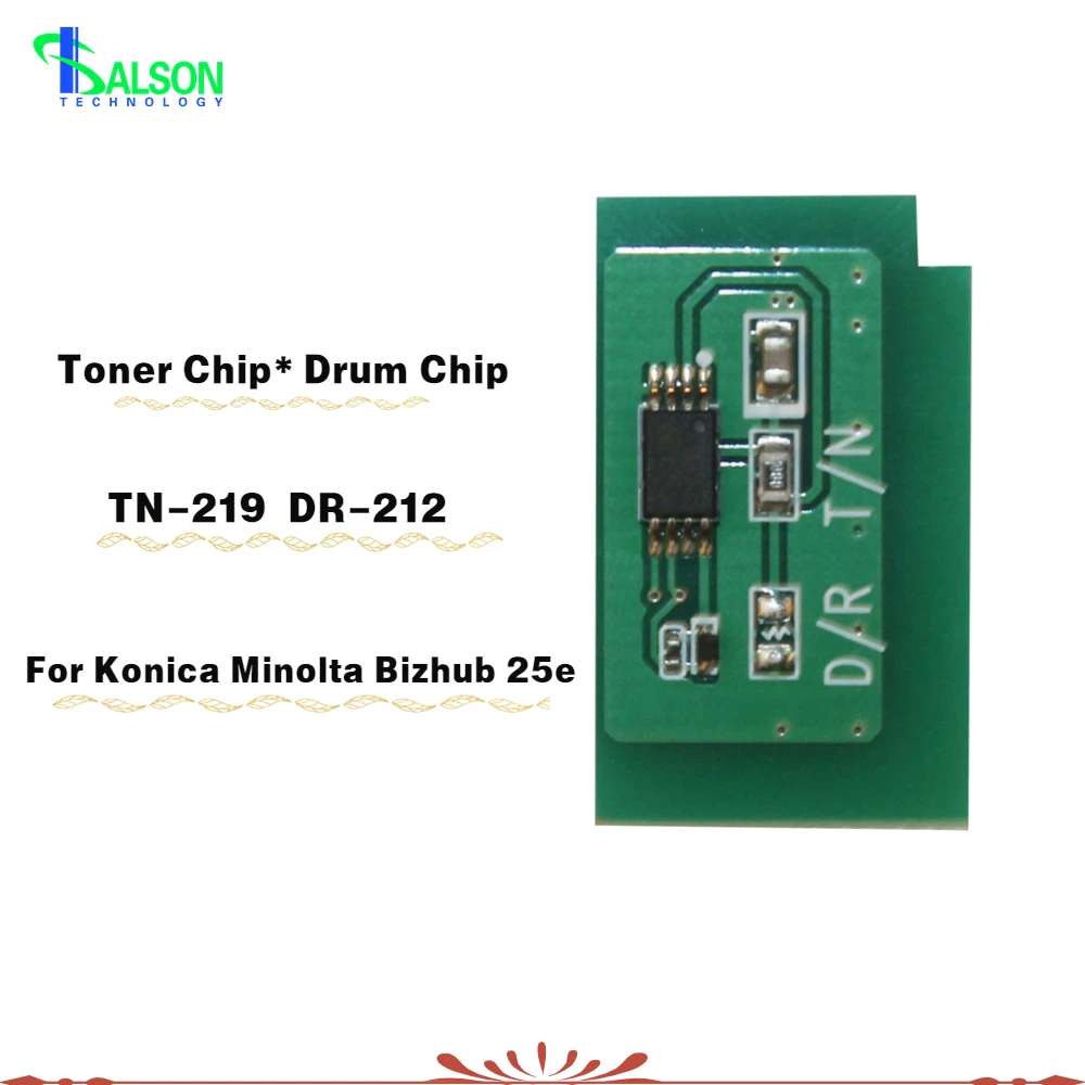 Il Chip Della Cartuccia Di Toner Compatibile Tn-219 (Muslimb) Si Applica Alla Stampante Laser Konica Minolta Bizhub 25E Dr-212 Drum Chip