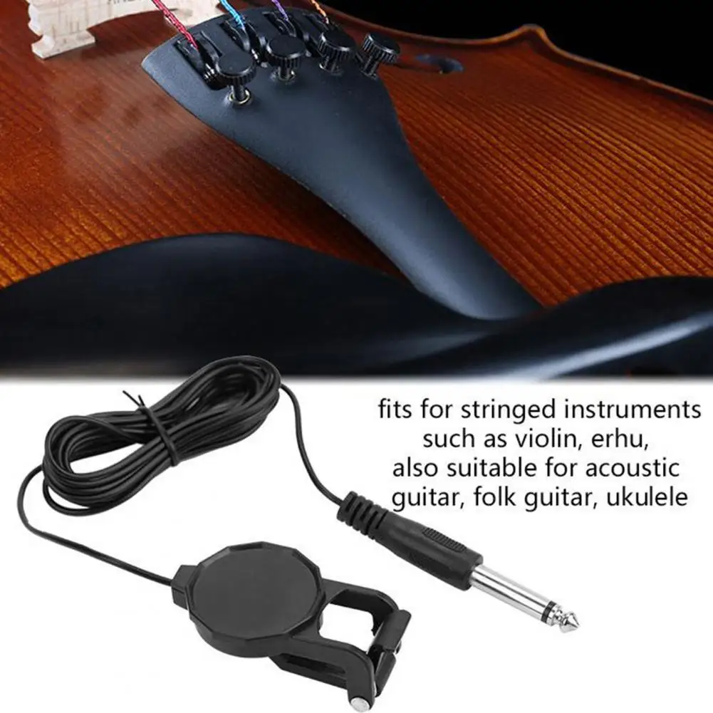 Metallo Di Alta Qualità Suono Amplificatore Piezoelettrico Trasduttore Stick Pickup Leggero Violino Pickup Solido Per Chitarra Acustica