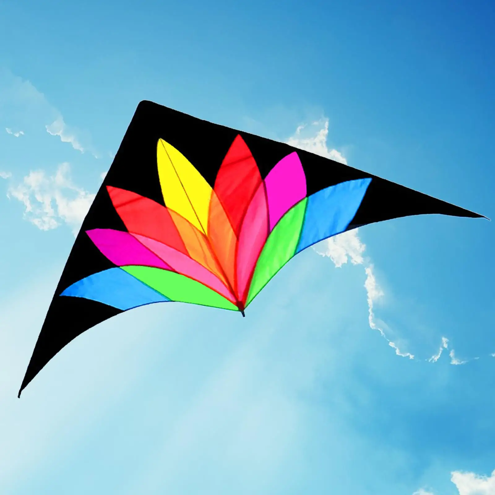Giant Delta Kite Single Line Easy To Fly Aquiloni Da Spiaggia Colorati Grandi Aquiloni Giganti Aquilone Enorme Per Park Yard Trip Holiday Outdoor