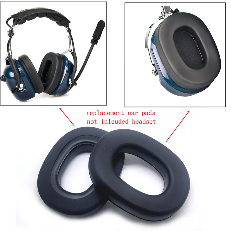 Cuscinetti Auricolari In Gel Per Cuffie David Clark H10 Series, Ath-50X,Rugged, Faro, Asa Telex 25Xt Pilot Aviation Headset