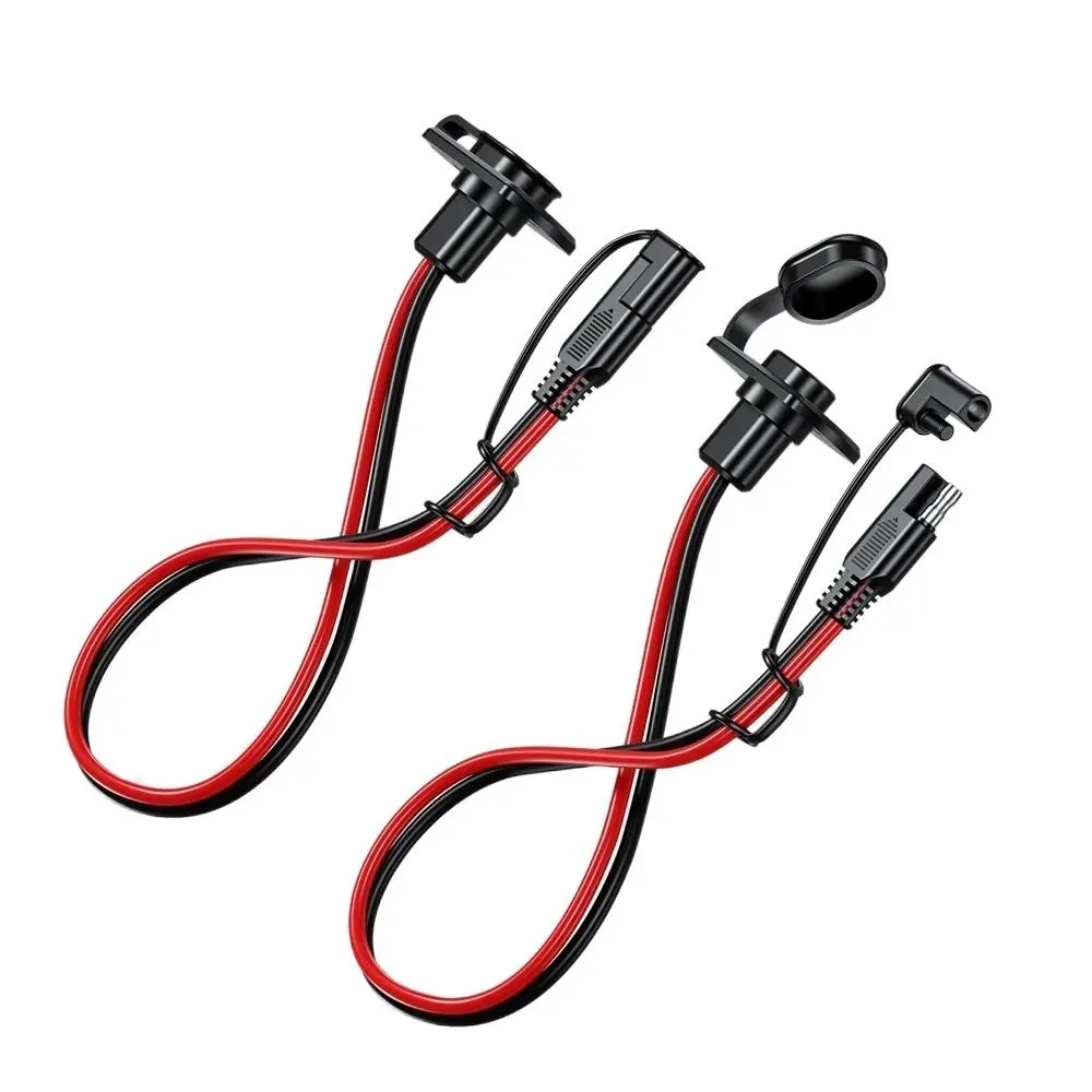 Estensione Della Batteria Dell'Auto Tender Sae Dc Power Automotive Panel Connector Cavi Collegamento A Celle Solari Trasferimento 12Awg 30Cm