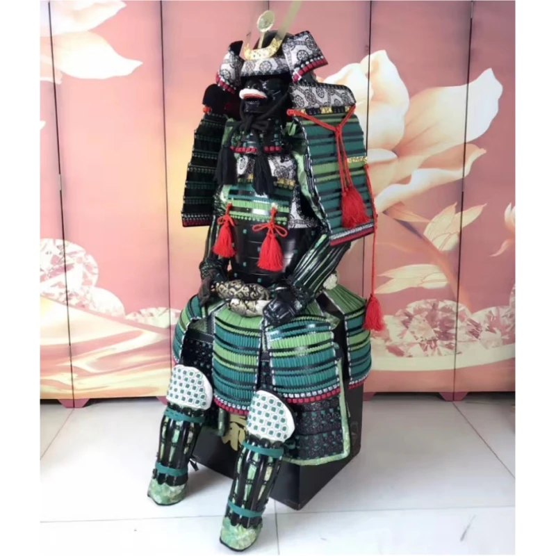 Armatura Da Samurai Giapponese Antichi Generali Tokugawa Ieyasu Costume Japan Warrior Armor Helmet Wearable Carboon Steel