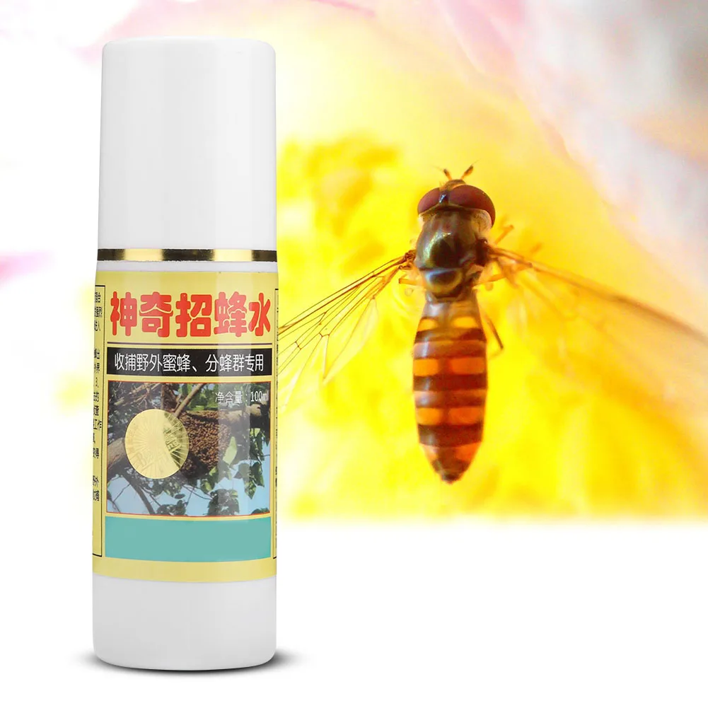 100Ml Honey Bee Attractant Lure Catching Bait Swarm Gel Lure Bee Collecting Bee Water