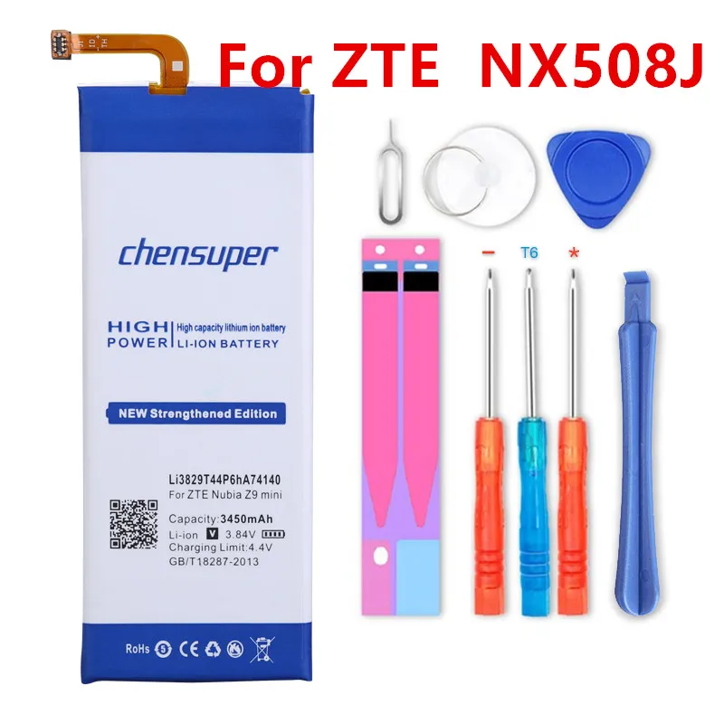 Nuovo Chensuper Originale Li3829T44P6Ha74140 Batteria Per Zte Nubia Z7 Z9 Nx508J Nx510J Nx511J Z9 Max Plus Z9 Mini Telefono Cellulare
