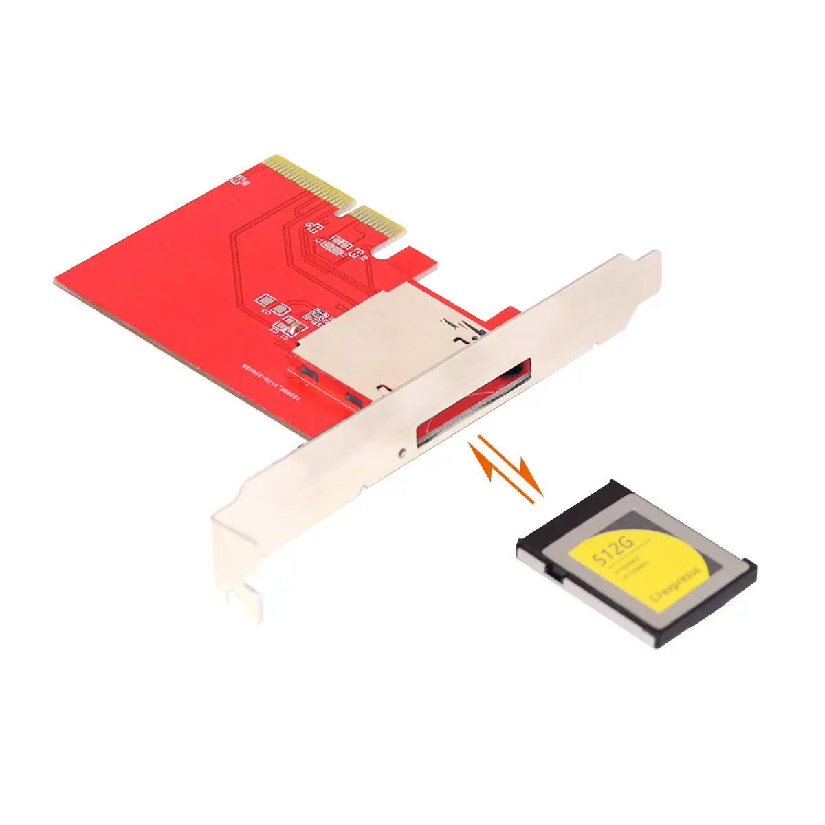 Cablecc Pci-E 4X Mainboard To Cf Express Extension Card Adapter Per Cfe Type-B Support R5 Z6 Z7 Memory Card