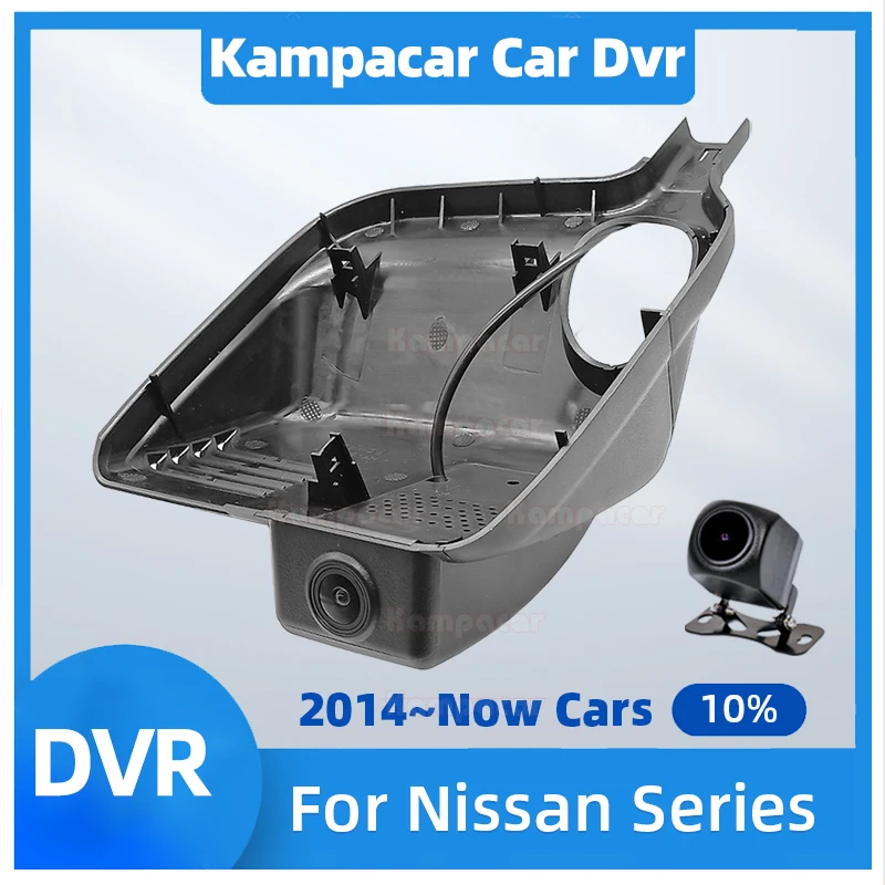 Ns03-F 4K 2160P Car Dvr Dash Cam Camera Per Nissan Qashqai J11 J12 J10 Per Nissan Xtrail X-Trail Acenta T32 2.0 T31 T30 Tekna For Nissan Qashqai J11 F