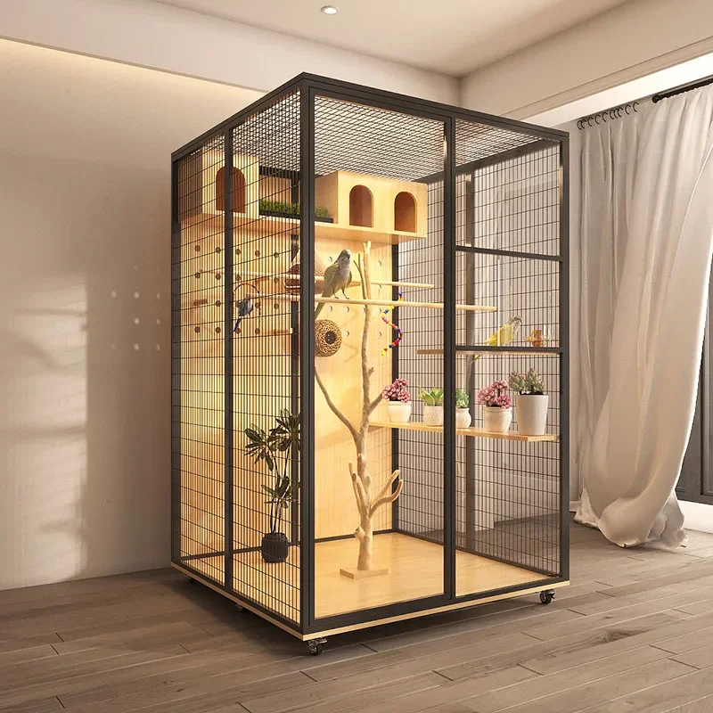 Balcone Pigeon Bird Cage Budgie Animal Feeder Bunny Protettivo Rabbit Cat Bird Cage Large Gabbia Per Uccelli Birdhouse Garden