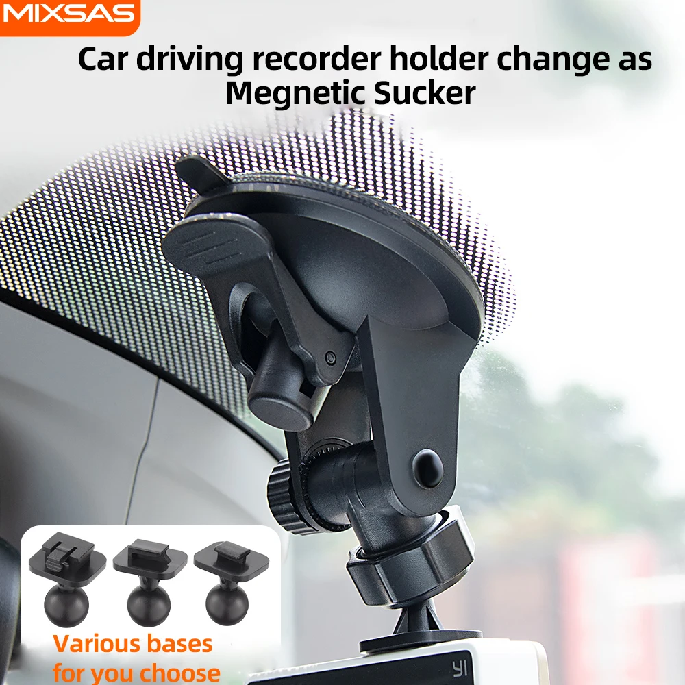 Mixsas Universal Car Dvr Staffa 256 Ventosa 360 ° Ruota Supporto Accessori Per Clip Auto Per Dashcam Camera Driving Recorder