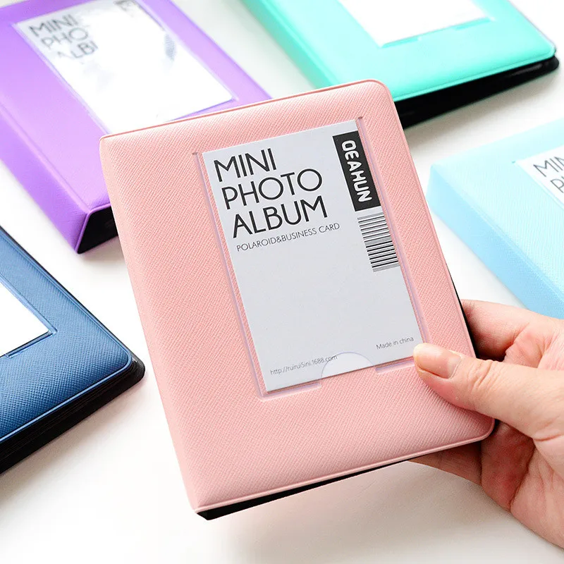 64 Tasche Mini Album Fotografico Istantaneo Custodia Per Fujifilm Instax Mini Film 7S 8 25 50S 90 Instax Mini