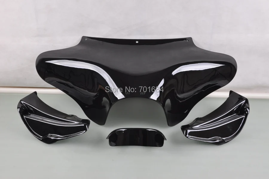 Carenatura Anteriore Nera Non Verniciata Wotefusi Adatta Per Road King Fit Per Yamaha [Dd91]