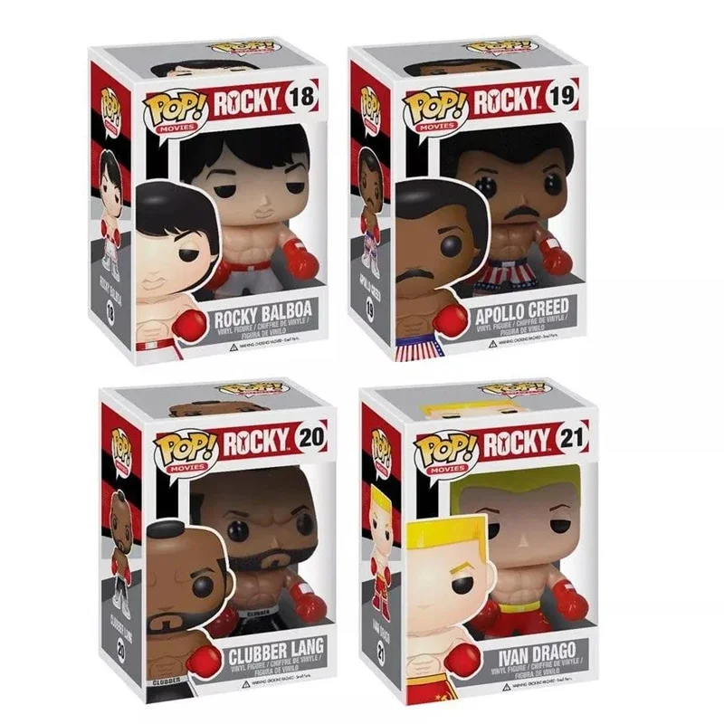 Funko Pop Team Rocky Clubber Lang #20 Ivan Drago #21 Pacquiao 2009 Pacquiao #37 Vinile Pvc Figura Modello Giocattoli Per Bambini Regali