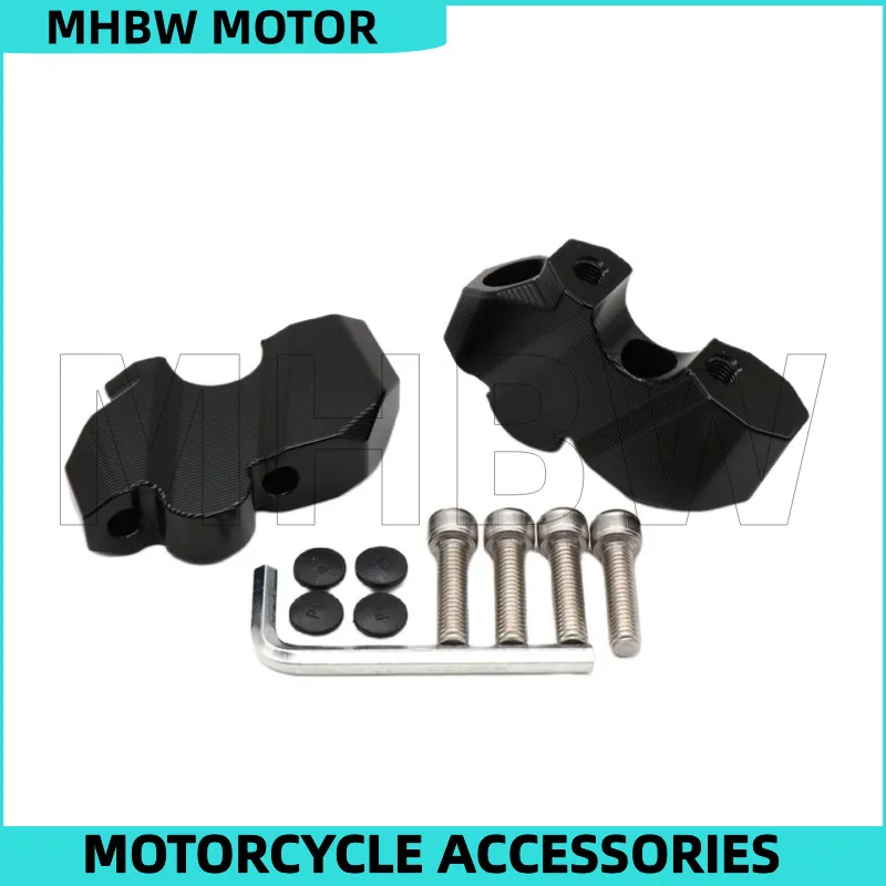1 Paio Manubrio Rise Morsetto All'Indietro Per Harley Davidson Sportster S
