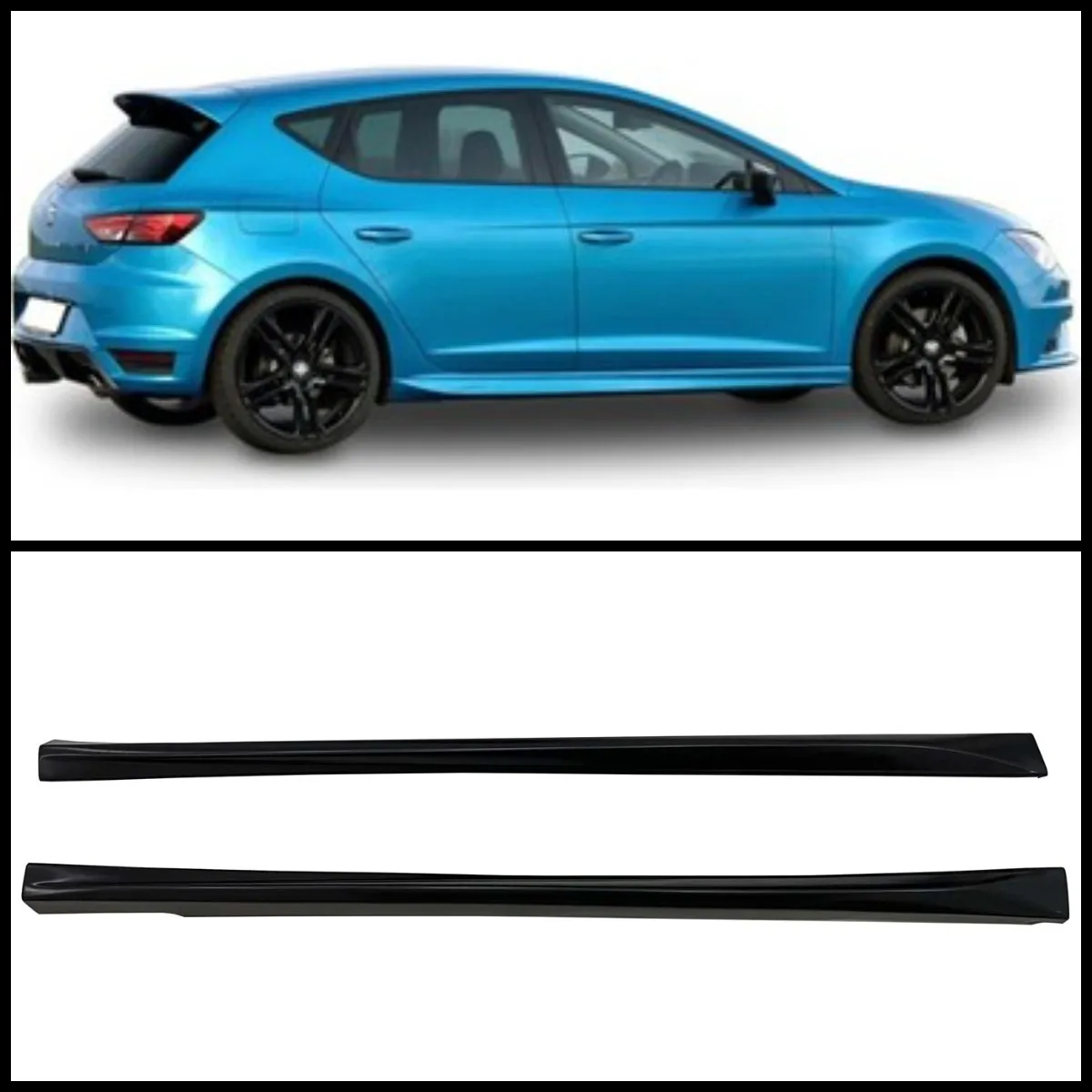 Per Seat Leon Mk3 Cupra Modello Gonna Laterale Estensione Attacco Davanzale Car Styling Spoiler Splitter Spoiler Body Kit Accessori