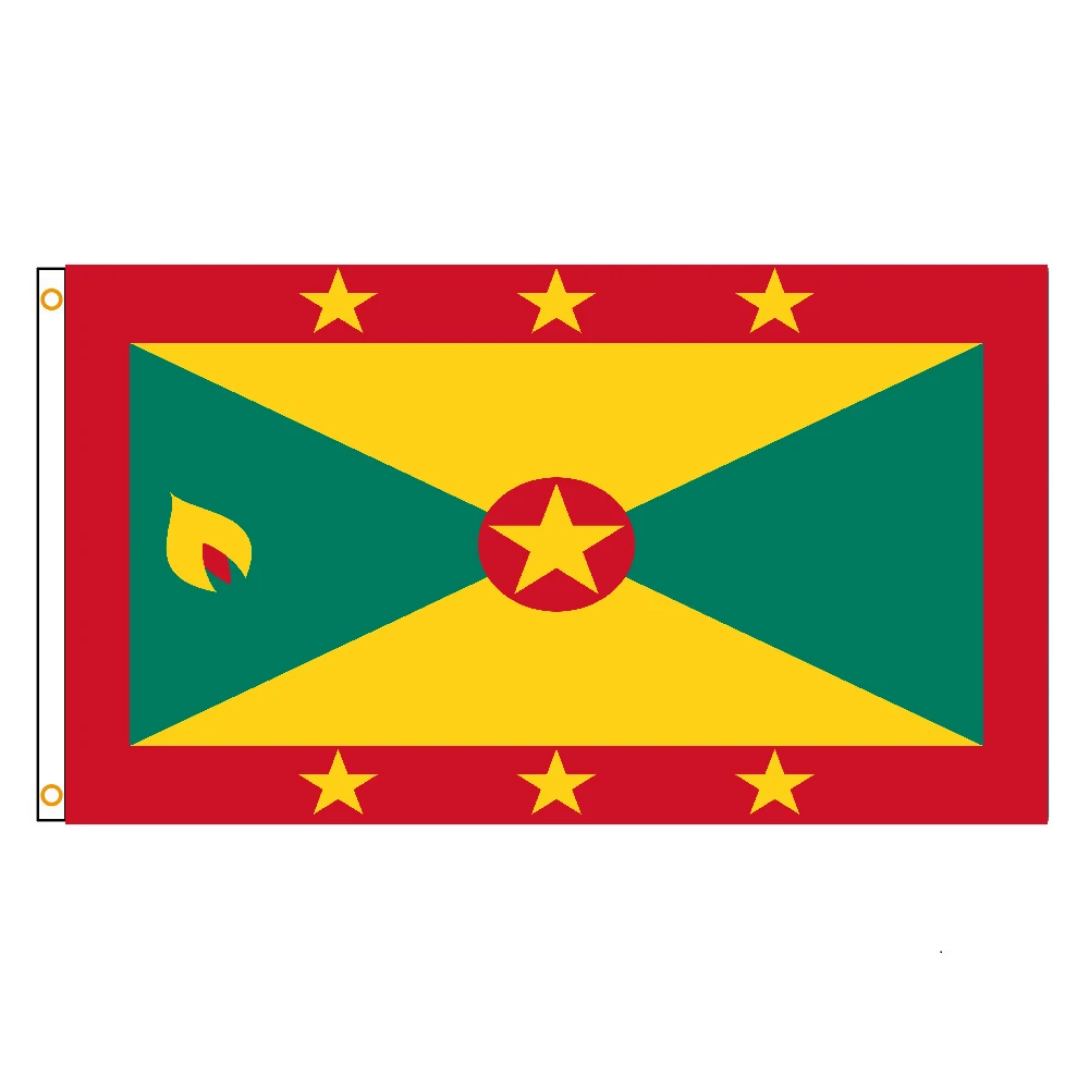 90X150Cm Bandiere Di Grenada Dell'America Centrale Per La Decorazione