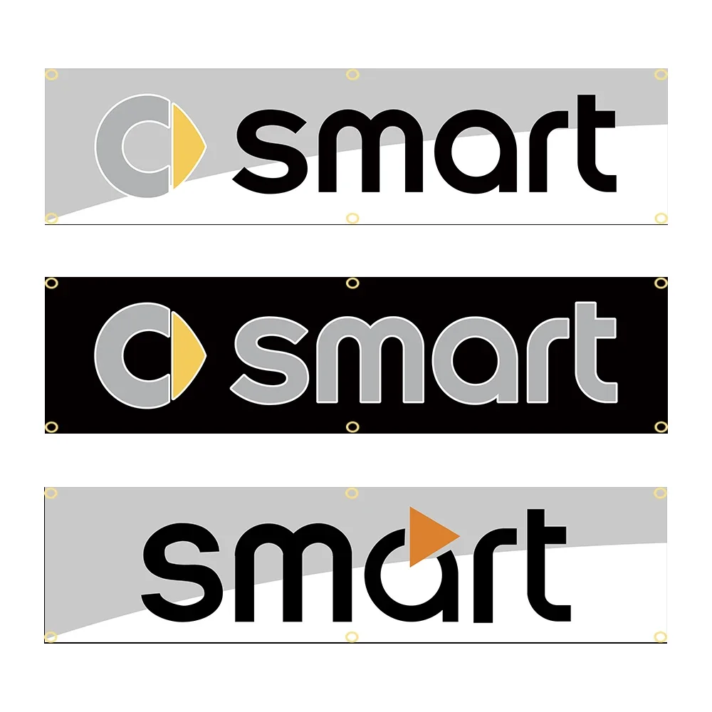 60 X240Cm Smarts Banner Flag Poliestere Stampato Garage O Arazzo Decorazione Esterna