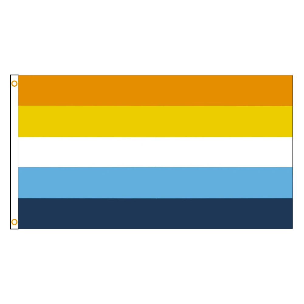 90X150Cm Aroace Gay Pride Flag Bandiere Arcobaleno (Tq