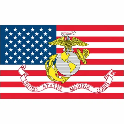 90X150 Cm Bandiera Usmc Americana Dei Marine