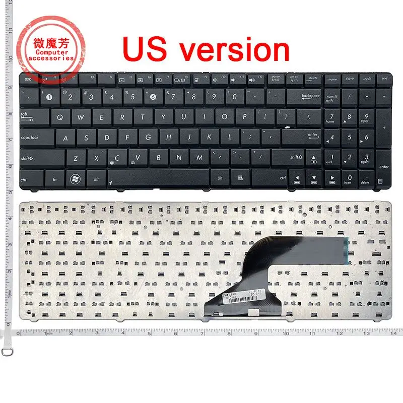 Us Per Asus K54 K54C K54H K54L K54Ly K54S K54Sl X54C X54L X54Ly Sostituisci Tastiera Per Laptop Nero Nuovo Inglese