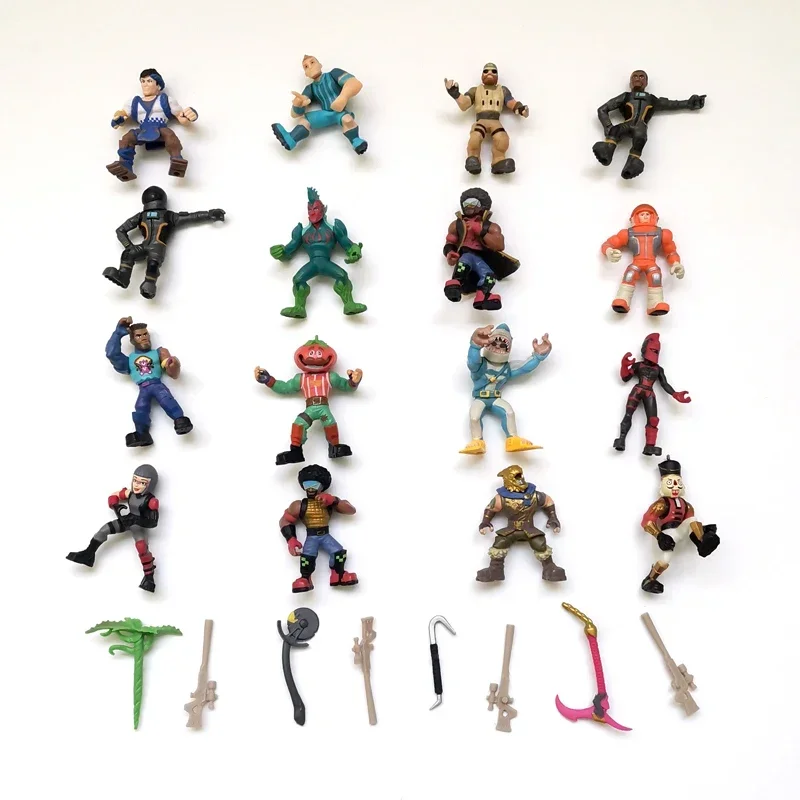 6 Pz Nuovo Gioco Pvp Pve Raro Soldato Fortniting Con Arma Pistola Figura Modello Collezione Limitata Giocattolo Regalo Per Bambino Ragazzo Ragazza Adu