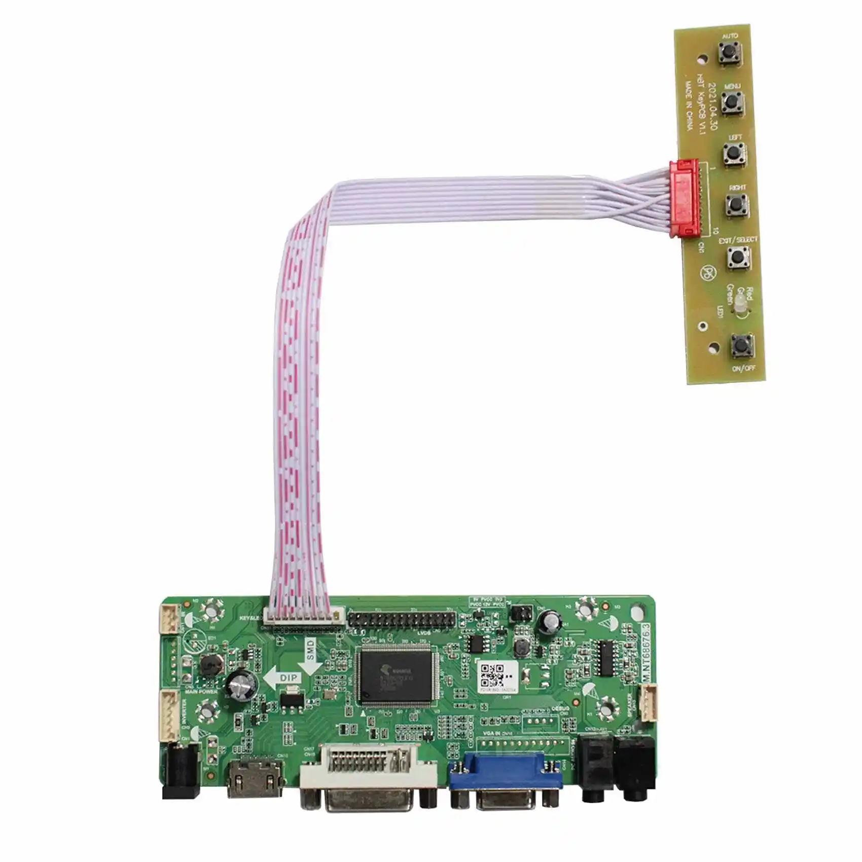 Scheda Audio Vsdisplay Hd-Mi Vga Dvi Per Arcade 1Up 17 "1280X1024 Muslimate Wyd170Skd-01 M170Qgbn30-01B Cd170A54-01