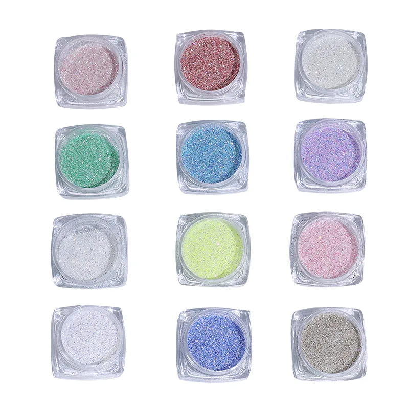 Manicure In Polvere Super Flash Aurora Sale Marino Cristallo Zucchero In Polvere Fine Flash Decorazioni Per Unghie Accessori 2021